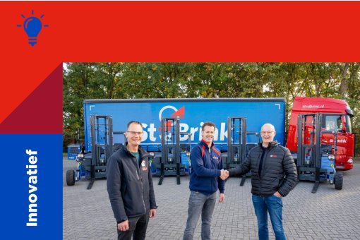 Hiab levert meeneemheftrucks voor St vd Brink