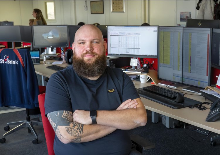 Planner Rick Vaandering bij St vd Brink